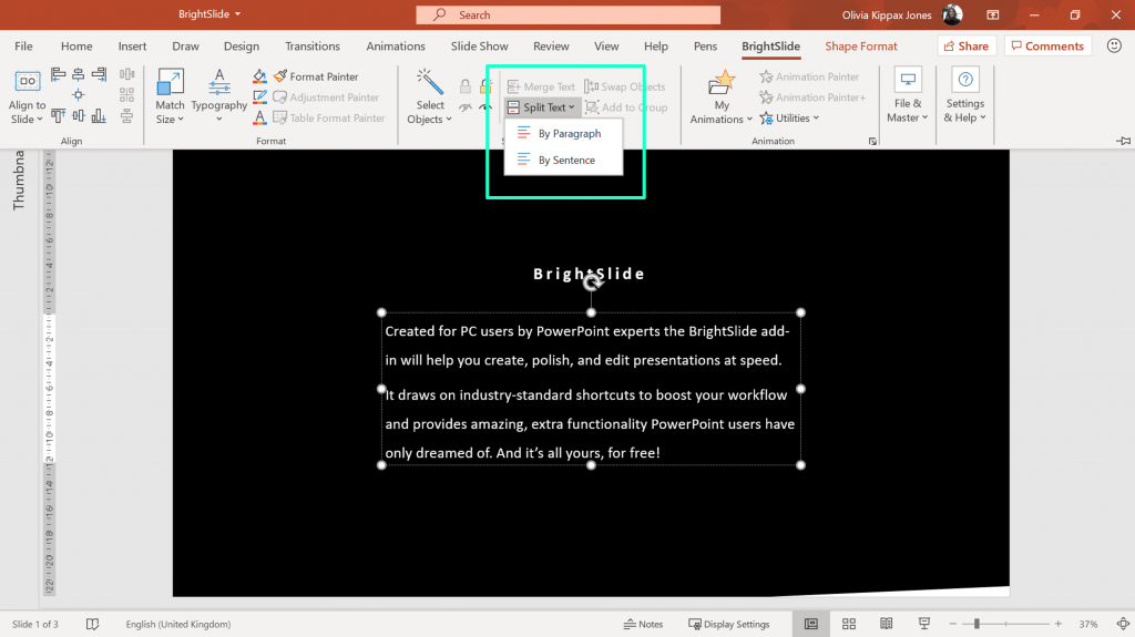 shortcut for bullet point powerpoint