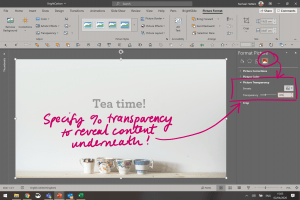 How to make images transparent in PowerPoint | BrightCarbon