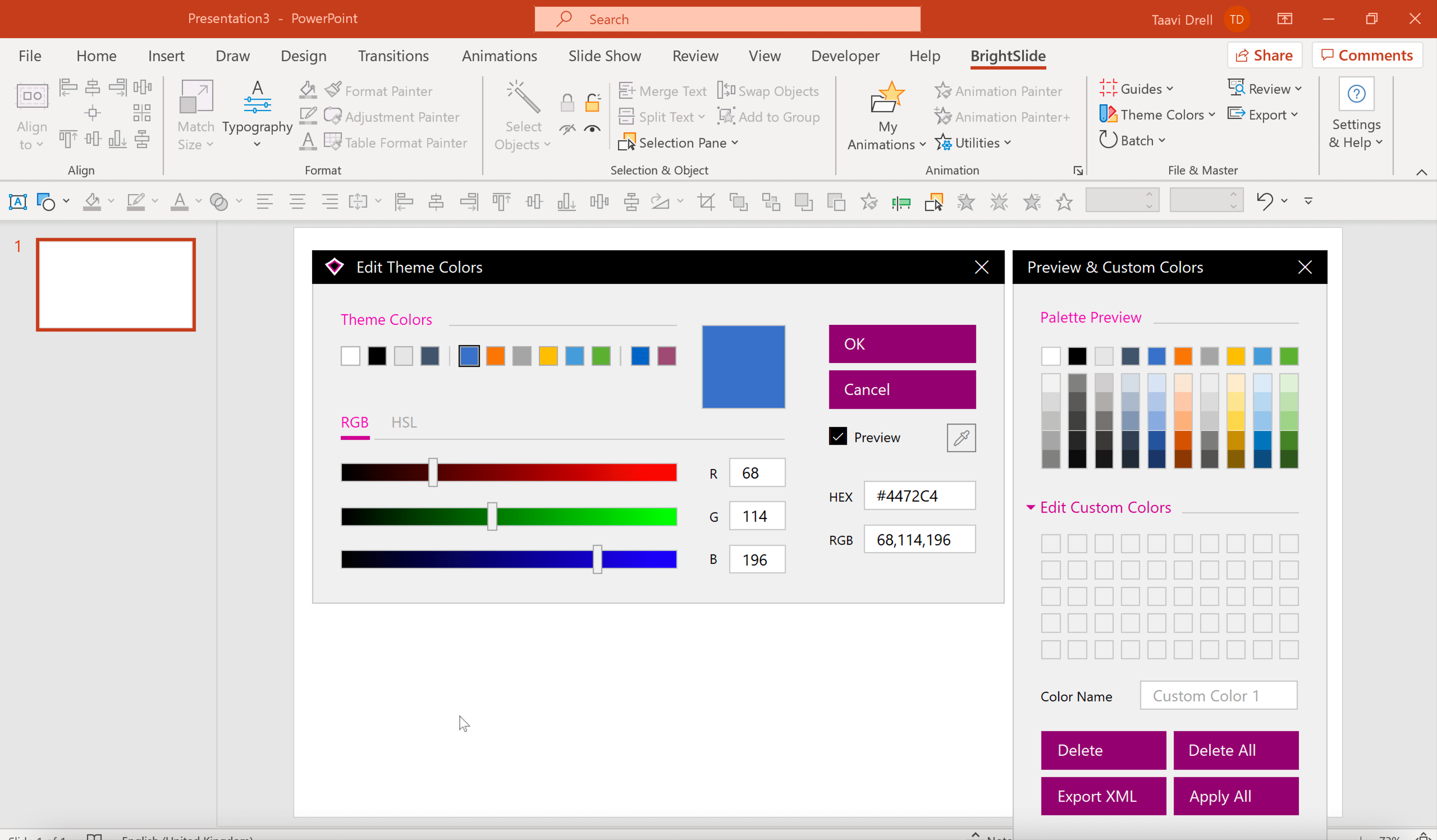 How To Change Theme Colors In PowerPoint BrightCarbon 2022 