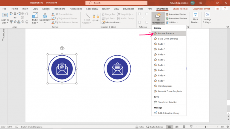 How to customise presentation icons in PowerPoint | BrightCarbon