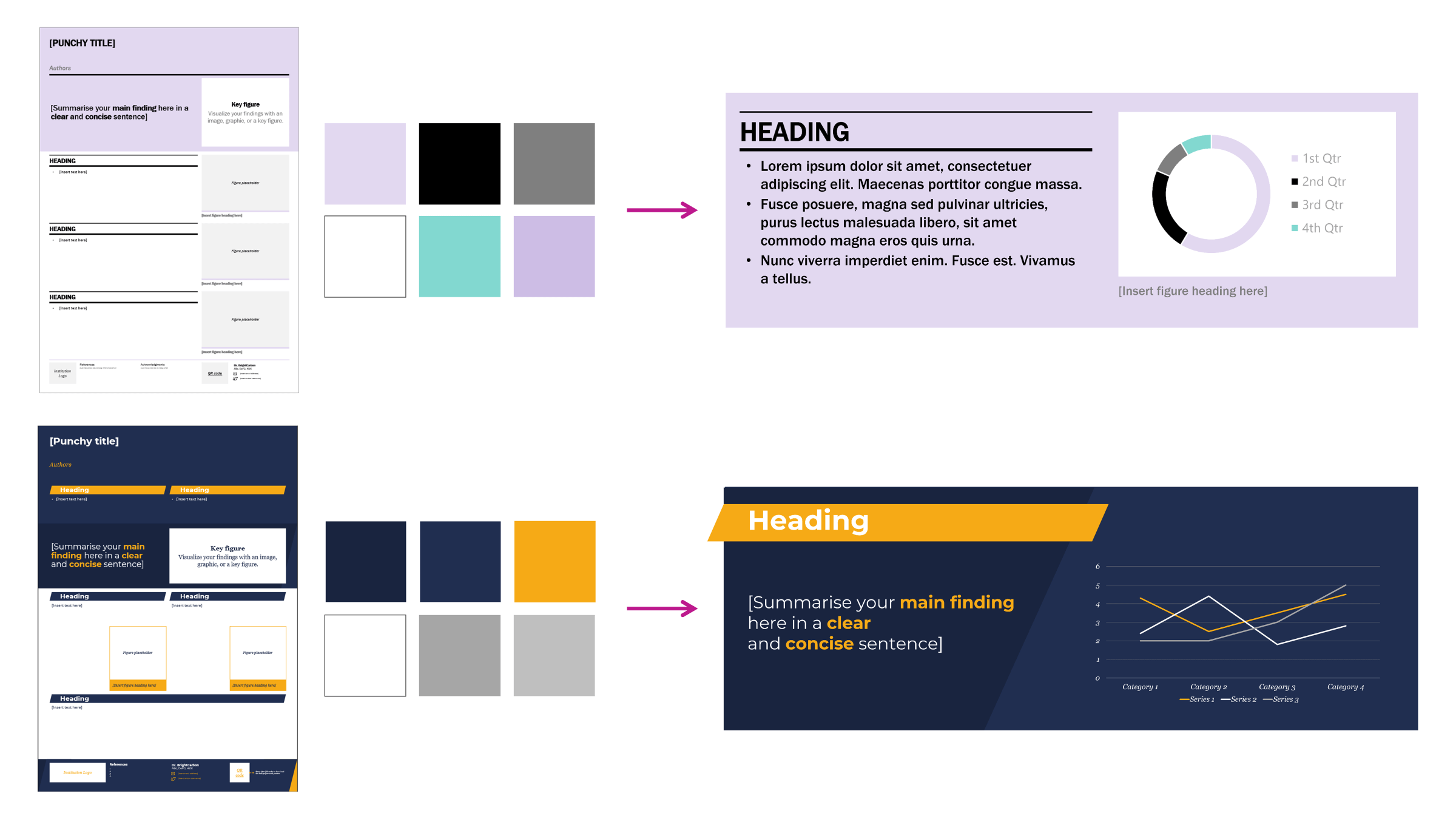 how to make a poster template in powerpoint